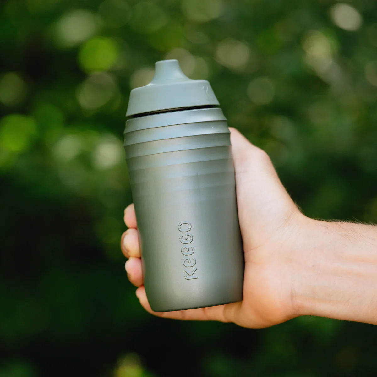 KEEGO | Trinkflasche 0.5L | Sportflasche | Gravel Green – Bild 5