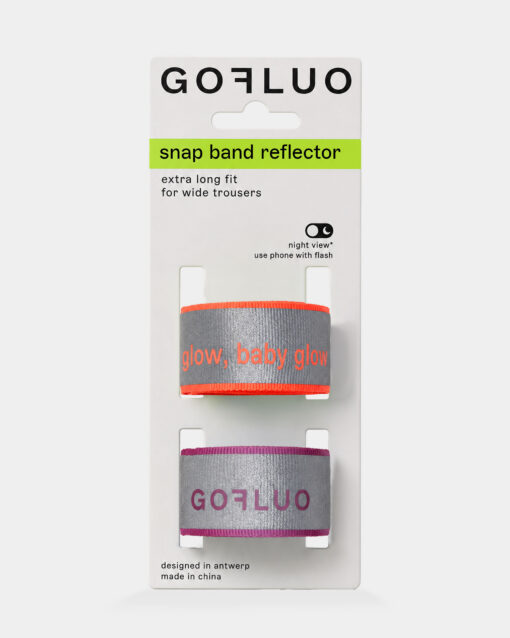 GoFluo | Snap | reflektierende Snapbands | Coral reflective