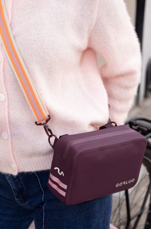 GoFluo | Colette | Lenkertasche | reflektierend | Burgundy – Bild 4